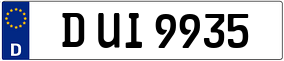 Truck License Plate